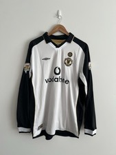 Manchester United Jersey 2001-02 Away Reversible Men’s Shirt No.7 Beckham 2XL