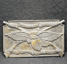 WI05121 VINTAGE 1976 OUR AMERICAN HERITAGE THE SECOND AMENDMENT BELT BUCKLE
