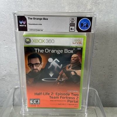 The Orange Box Microsoft Xbox 360 Factory Sealed New WATA 9.6 B+ Graded