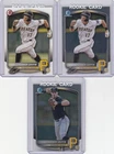 2025 Bowman Draft Chrome Konnor Griffin (3) DIFFERENT ROOKIE CARD LOT PIRATES !!