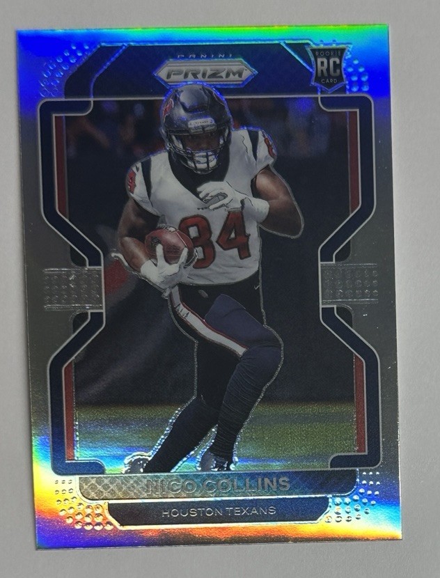 2021 Panini Prizm Silver Nico Collins Rookie RC #V-360