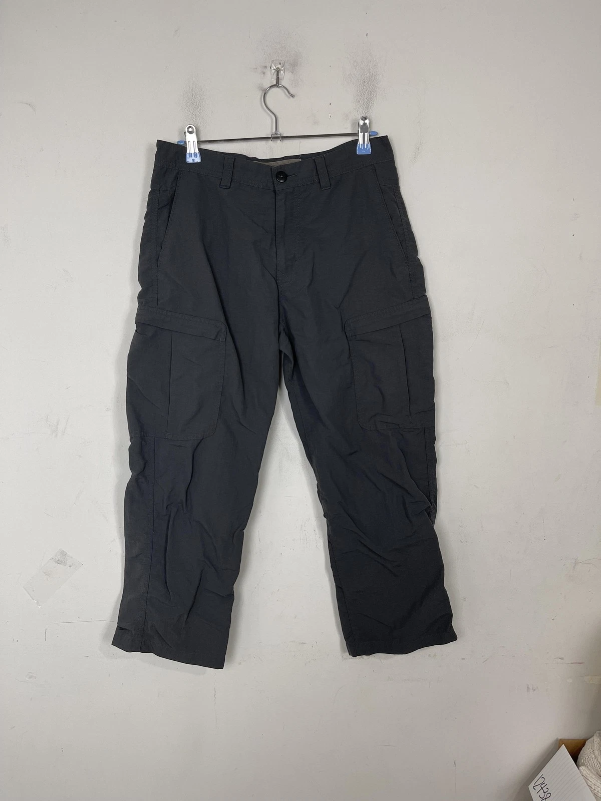 REI Cargo Pants Mens 30x25 Outdoor Hiking Lightweight Nylon Utility Pockets