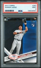 2017 TOPPS #287 AARON JUDGE PSA 9