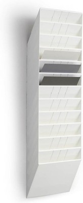 DURABLE Wand Prospekthalter Set ''FLEXIBOXX 12'' A4 weiß