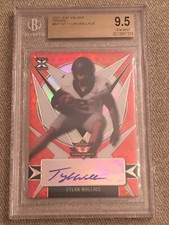 TYLAN WALLACE 2021 Leaf Valiant BGS 9.5 GEM MINT AUTOGRAPH #31/50 Ravens WR RC