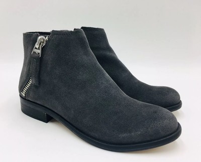 dolce vita women's vesa suede zip booties