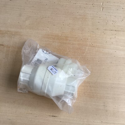 B&K PVC Schedule 40 Check Valve Threaded 200 PSI White  3/4'' w/ hose hook up