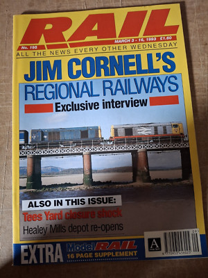 Rail magazine: No. 195: Mar03-16  1993 : REGIONAL RAILWAYS INTERVIEW :(E)