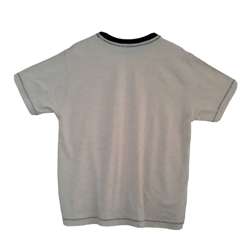 I C ISAACS Safari Fever T Shirts Mens Medium Natural Cotton Button Zig Zag NWT - Picture 2 of 9