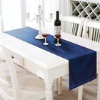 AAYU Denim Table Runner, 16 Inch x 108 Inch, Blue