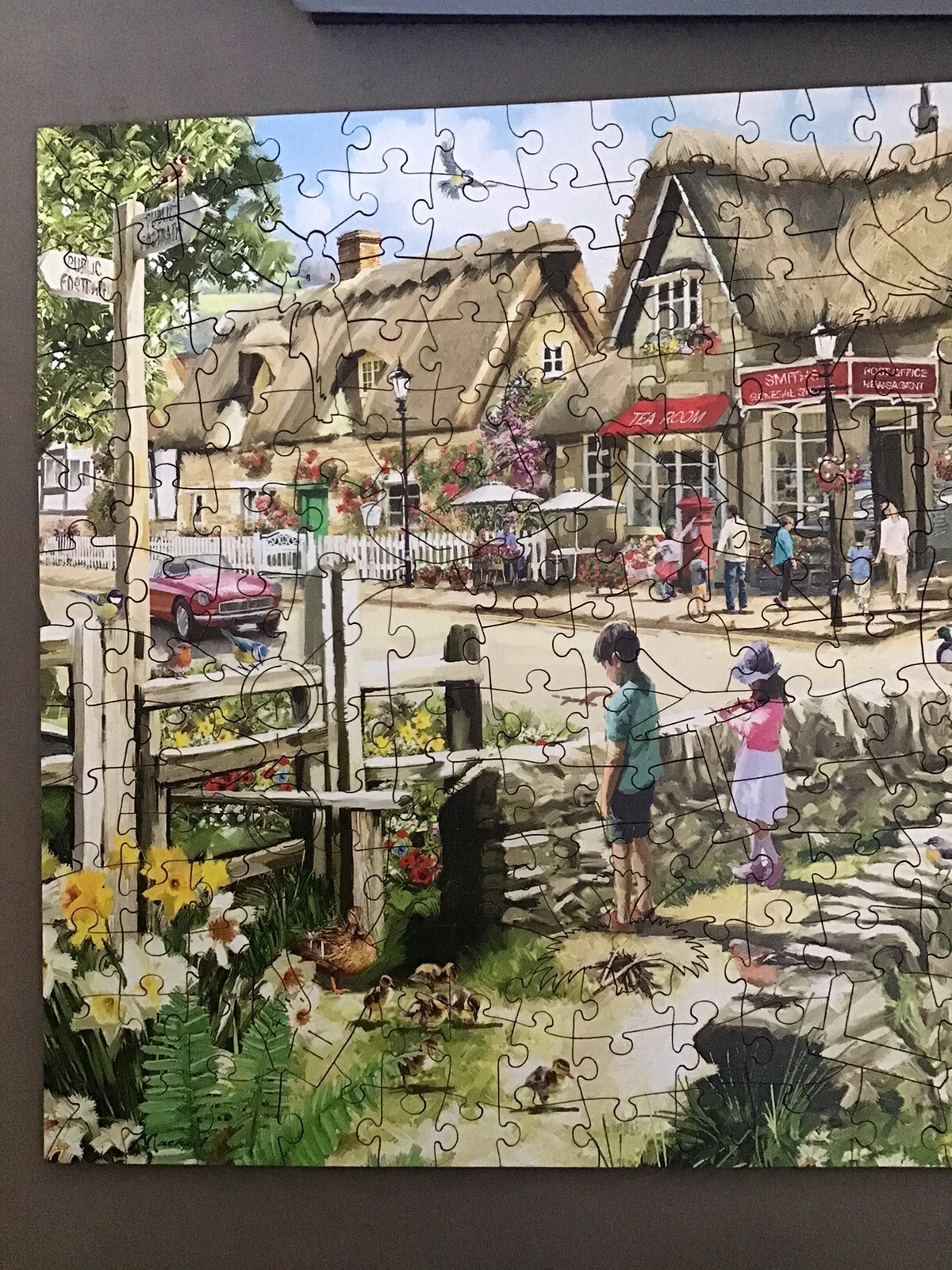 Wentworth Jigsaw Puzzle 250 Pieces Village Bridge Immaculate