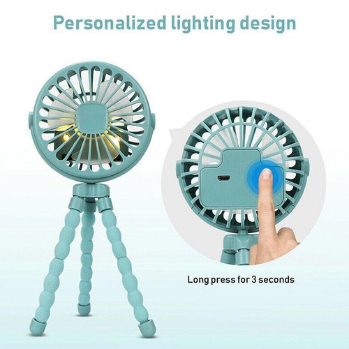 Portable Fan with Flexible Tripod Clip On Baby Fan for Stroller/ Pram/ Pushchair - Picture 7 of 12