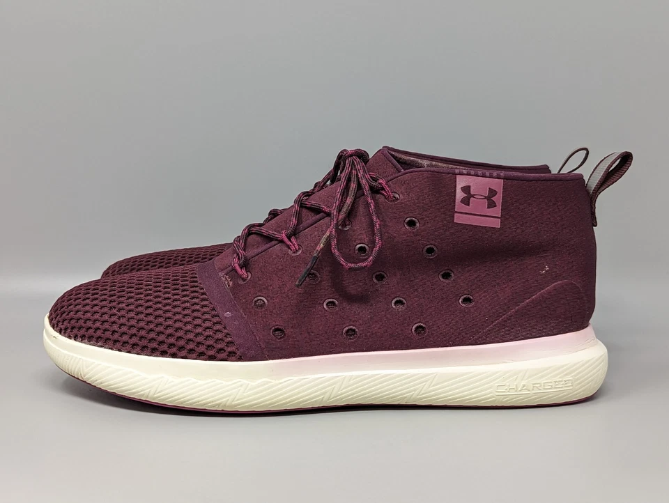 Under Armour заряженный женщины 24/7 середины темно-бордовый туфли кроссовки SMGX размер 10 - Изображение 2 из 4