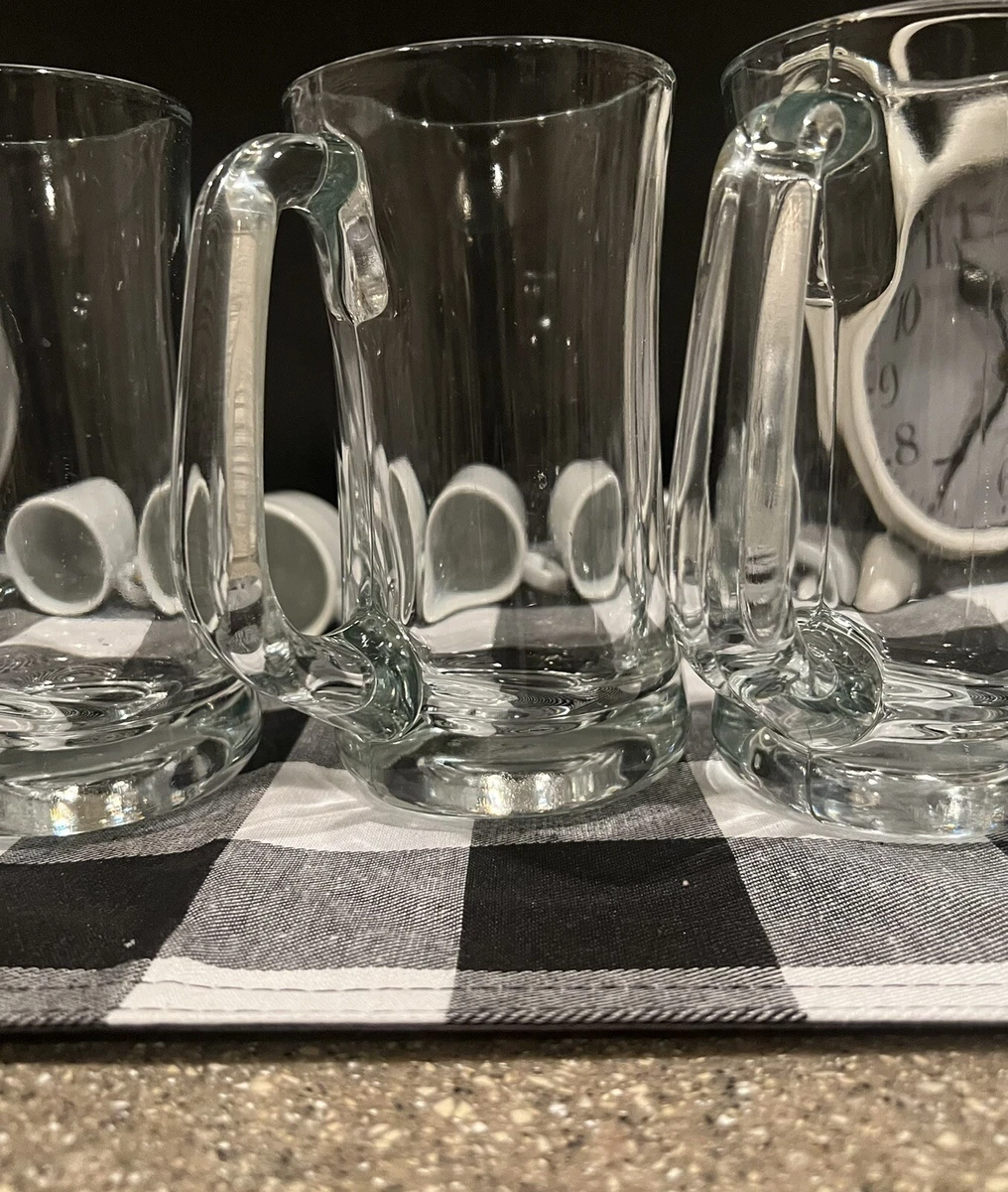 Heavy glass deals mugs