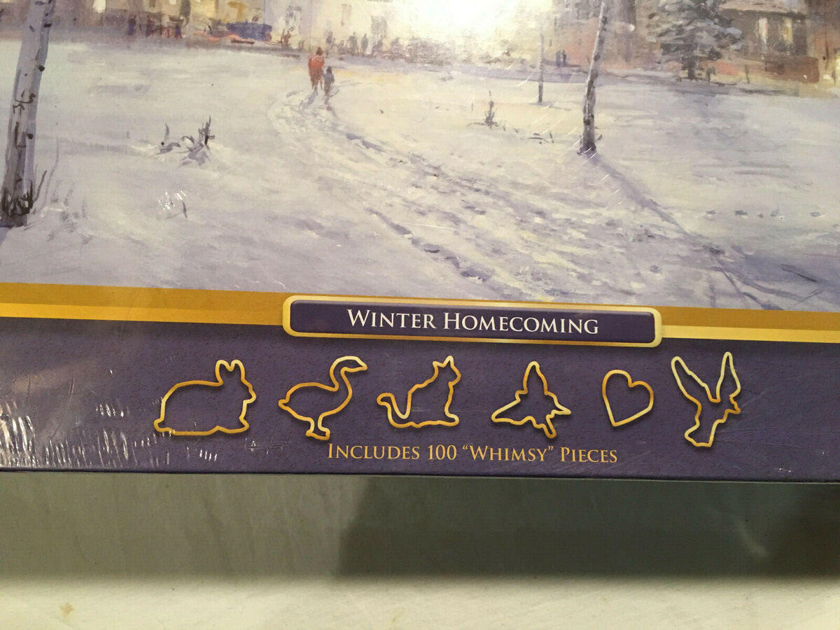 Pastime Puzzles Winter Homecoming 1000 Pieces, 100 Whimsy Pastime Puzzles Winter Homecoming 1000 Pieces, 100 Whimsy