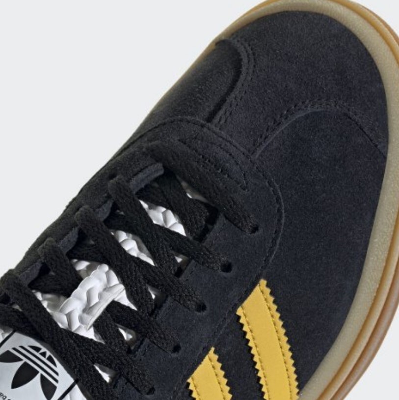 Adidas Women's Gazelle Bold IE0422 black/yellow casual | eBay