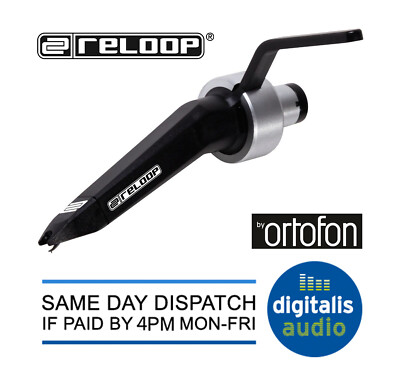 RELOOP Concorde DJ Patrone schwarz kugelförmig Stylus Mix und Kratzer von Ortofon