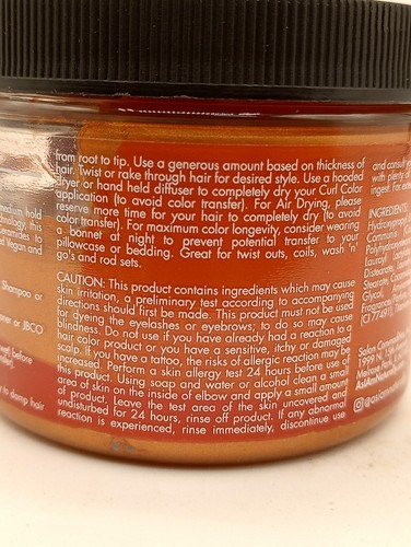 (1 Ct.) As I Am Curl Color - Temporary Color #Cooper - Vegan - 4 Oz - Picture 2 of 6