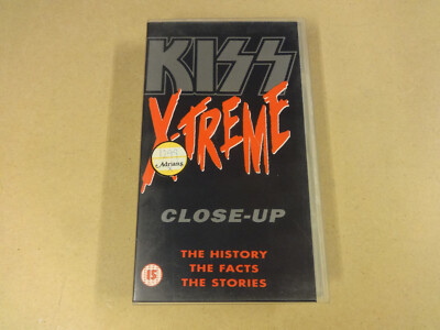 VHS VIDEO / KISS - X-TREME - CLOSE-UP