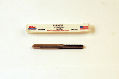 A1 1-1/4-12 NF Bottom Hand Tap – Carbon Steel, 4-Flute, SAE Thread, Single Piece