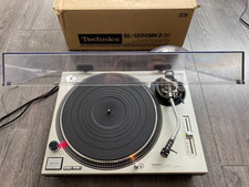 1 X Technics Sl-1200 Mk2 Turntables Original Lid, Box & Headshell- 2 X Available