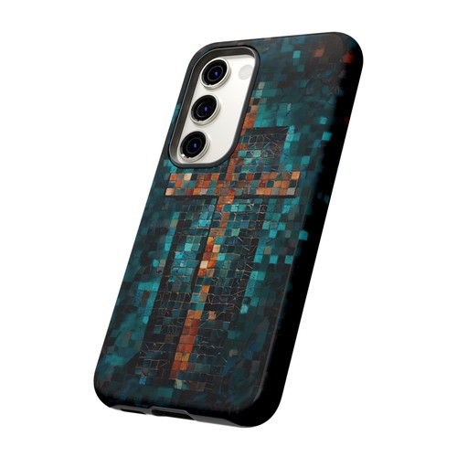 Phone Ink - Tough Case for iPhone Galaxy Pixel - Mosaic Christian Cross - 第 141/181 張圖片