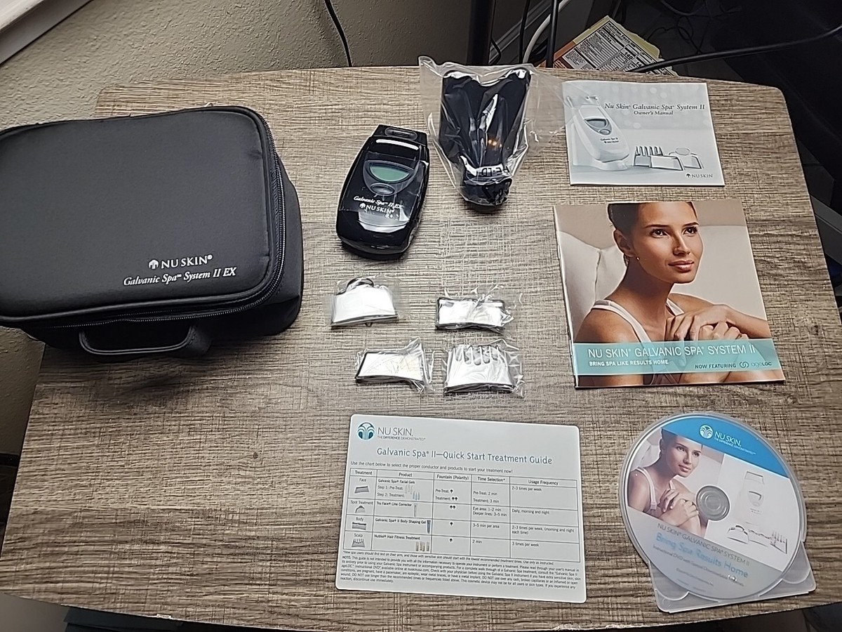 Nu Skin Galvanic Spa 2 II EX System w/ Head Attachments Nu Skin Galvanic Spa 2 II EX System w/ Head Attachments