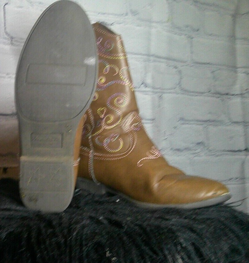 American Eagle (Toddler Girls) Brown Western Cowgirl Boots (Size 4) eBay