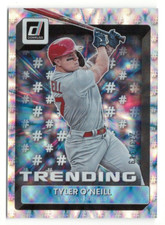 Tyler O'Neill 2022 Donruss Trending Silver /349 #1 Insert Card