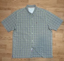 Vintage Quicksilver Green Button Up Shirt L