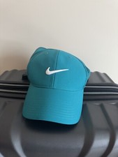 Nike Golf Hat Vapor RZN Embroidered Swoosh Flexfit Mesh Cap L/XL Teal Green