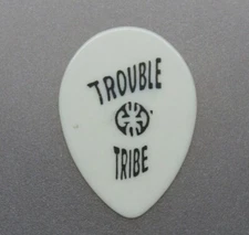 TROUBLE TRIBE // Adam "F" Guitar Pick ~ Early 90's NYC Hair Metal slaughter 