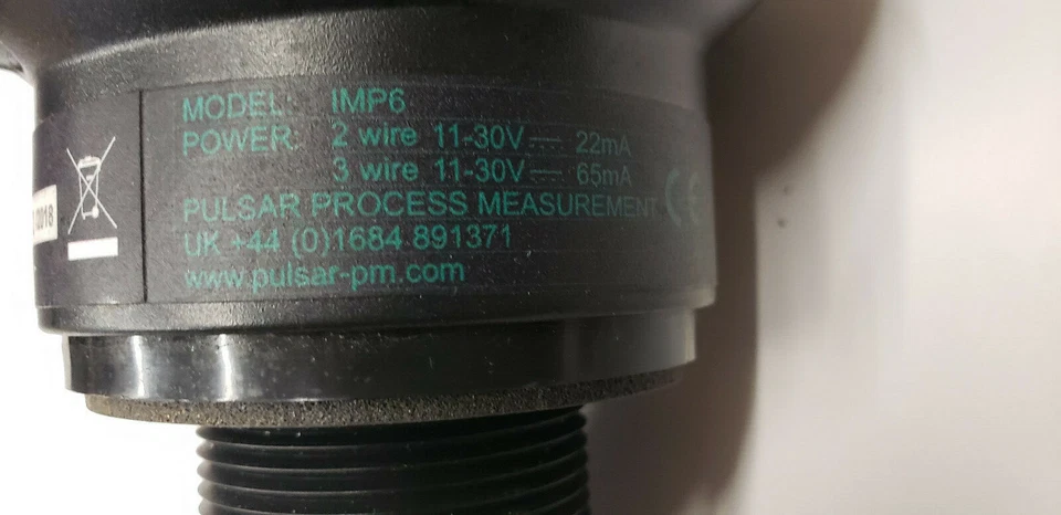 Pulsar IMP6 Non-Contacting Ultraonic Level Sensor Process Measurement  - Image 4 of 4