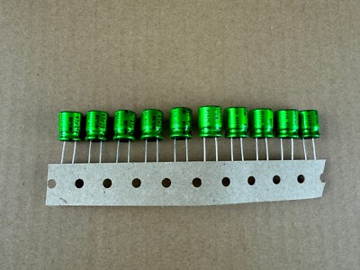 10 New Nichicon Muse 47 uf 25v Bipolar Radial Capacitors 2024 UES Non-Polar