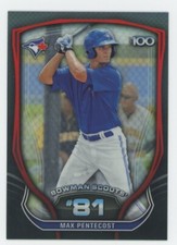 2015 Bowman Top 100 Refractor #BTP-81 Max Pentecost