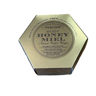 PERLIER Honey Miel Anti-Age Body Balm 6.7 FL OZ FULL SIZE New In Gold Box