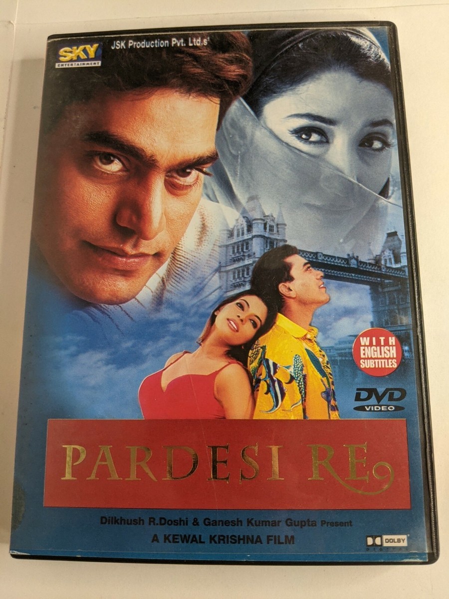 Pardesi Re DVD Bollywood Hindi movie film English Subtitles Rana