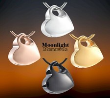 New Heart Classic Urn Cremation Pendant Ashes Memorial Necklace