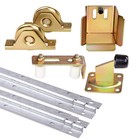 Sliding Gate Hardware Accessories Kit Track Wheels Stopper Roller Guide Opener