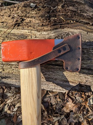 Stihl 3000G Woodcutter Splitting Maul Leather Sheath Mask (Maul