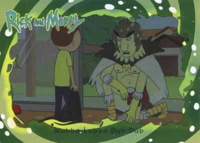 Rick And Morty Season 1 Foil Base Card #43 Wubba Lubba Dub