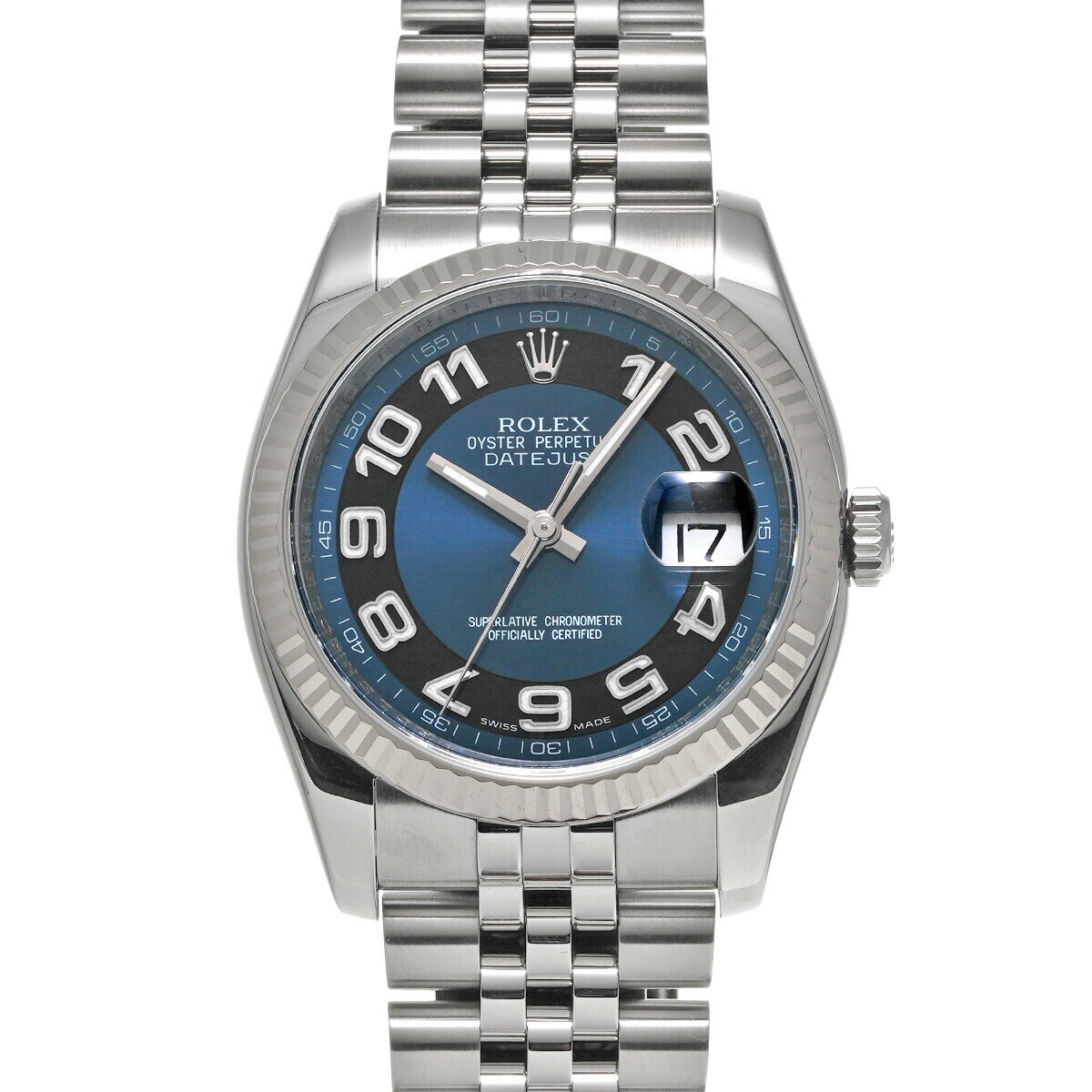 Mens Usato Rolex Datejust USED ROLEX Datejust 116234 Blue Case: 36