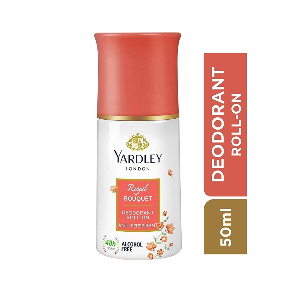Desodorante antitranspirante enrollable Yardley London Royal Bouquet para mujer, 50 ml Foto 2 de 4