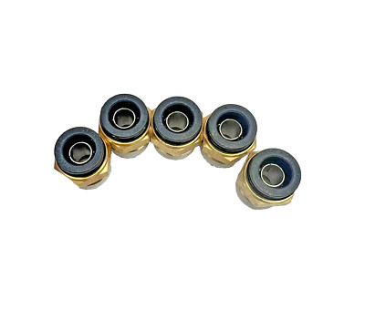 LOT OF 5 FITTING  1/2 OD X 1/2''NPT STRAIGHT MALE CONNECTOR KV2V13-37S