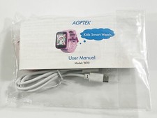 AGPTEK Kids Smart HD Duel Camera Watch Games MP3 Calculator Ages 3-12 Pink