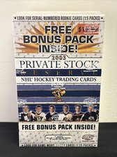 2003 Pacific Private Stock Reserve Retail Blaster Box Brand New Sealed
