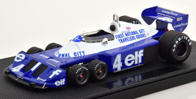 GP Replicas Tyrrell Ford P34 1977 Depailler #4 1/18 Scale LE of