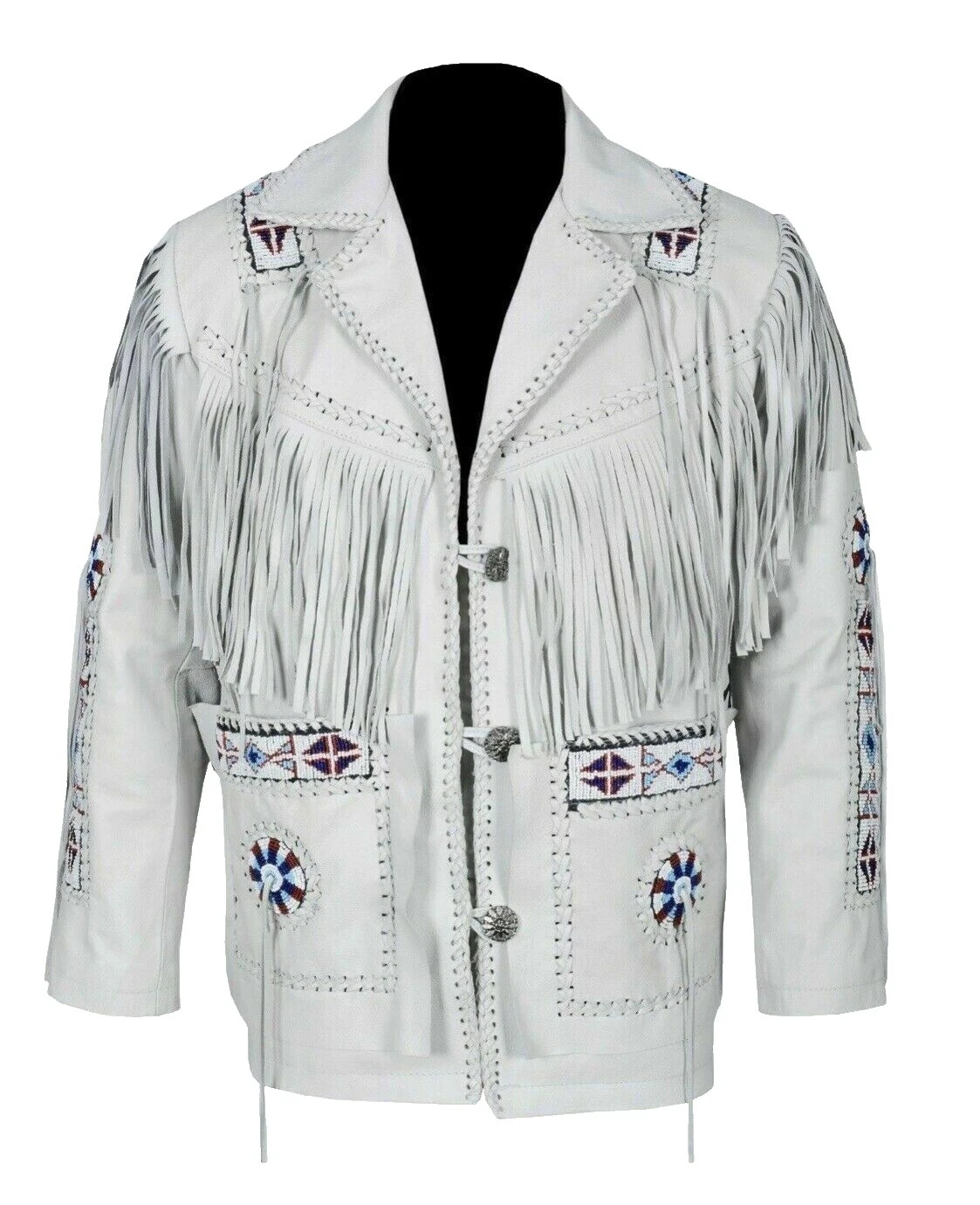 Fringe White Coats, Jackets & Vests for Men