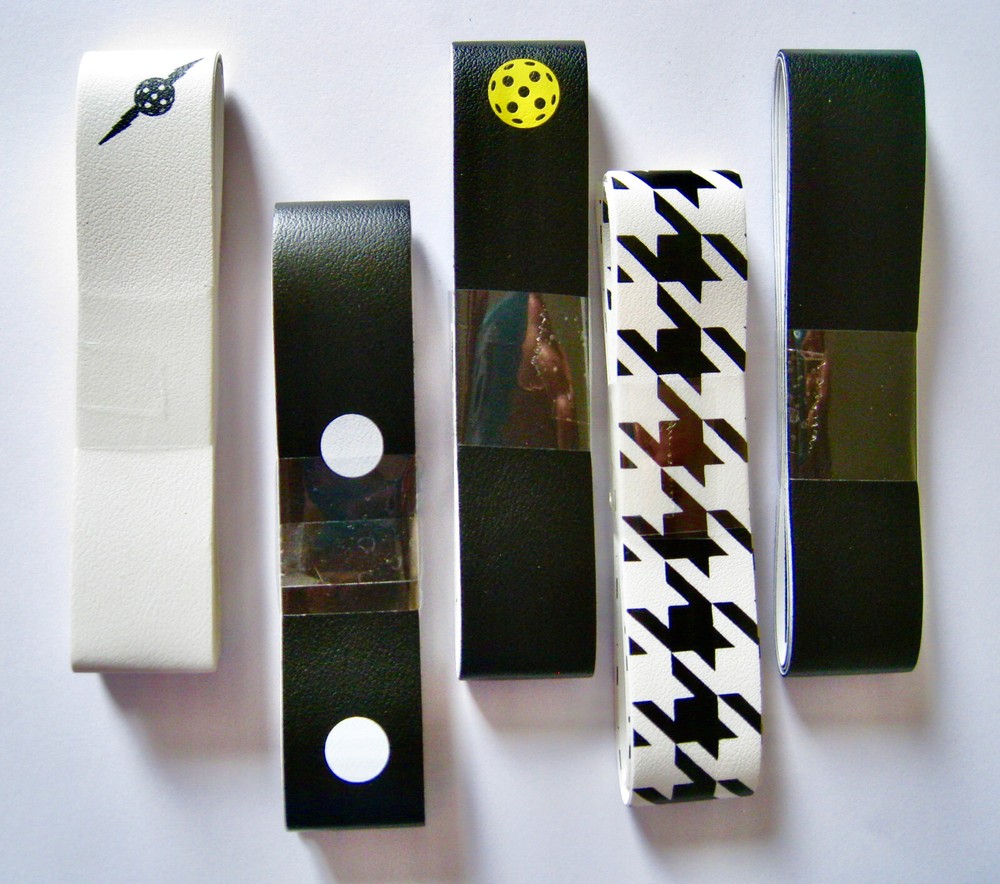 Pickleball Paddle Edge Tape Guard Dot Pickleball Bolt Herringbone Set of 3 NIP!