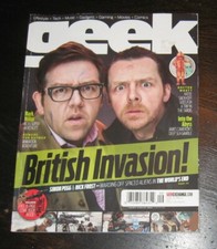 Geek 2013 magazine Simon Pegg NICK FROST Vincent Kartheiser KATEE Sackhoff